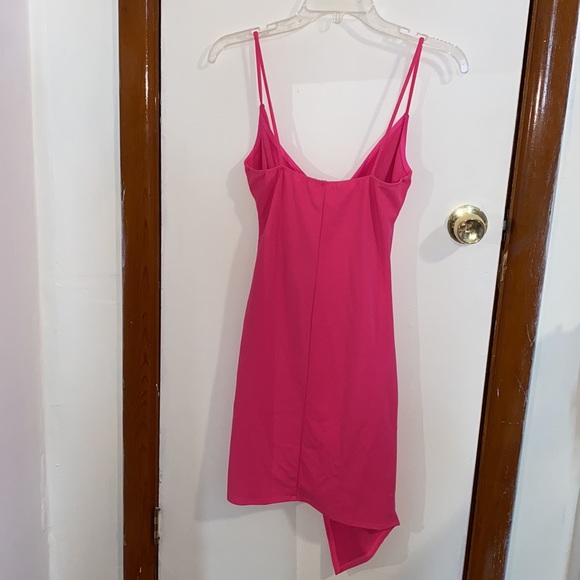 Pink Crossover Dress - Picture 2 of 2